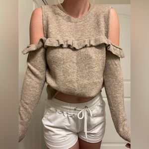 LOFT/ cold shoulder sweater